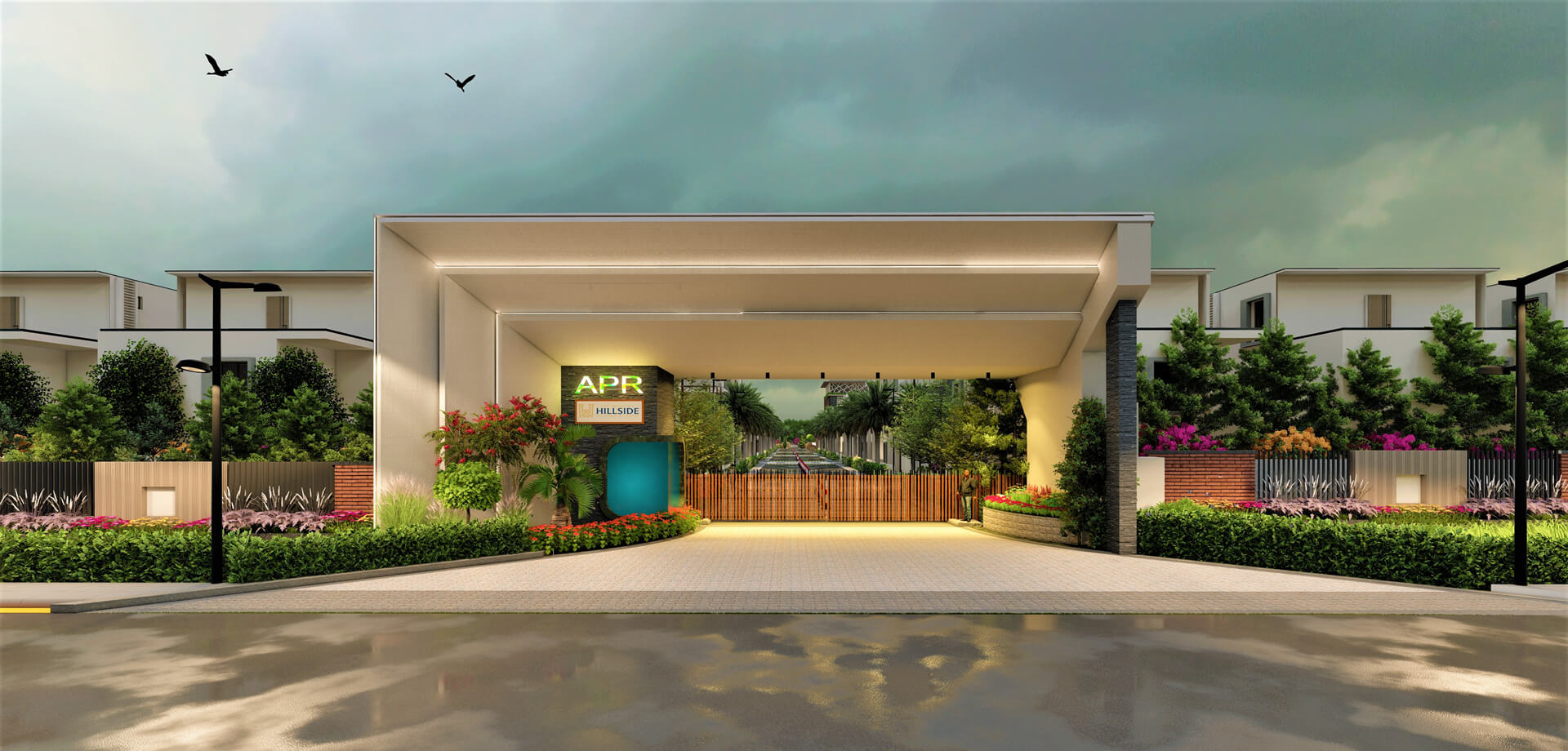 APR Group Hillside Triplex Villas in Bachupally